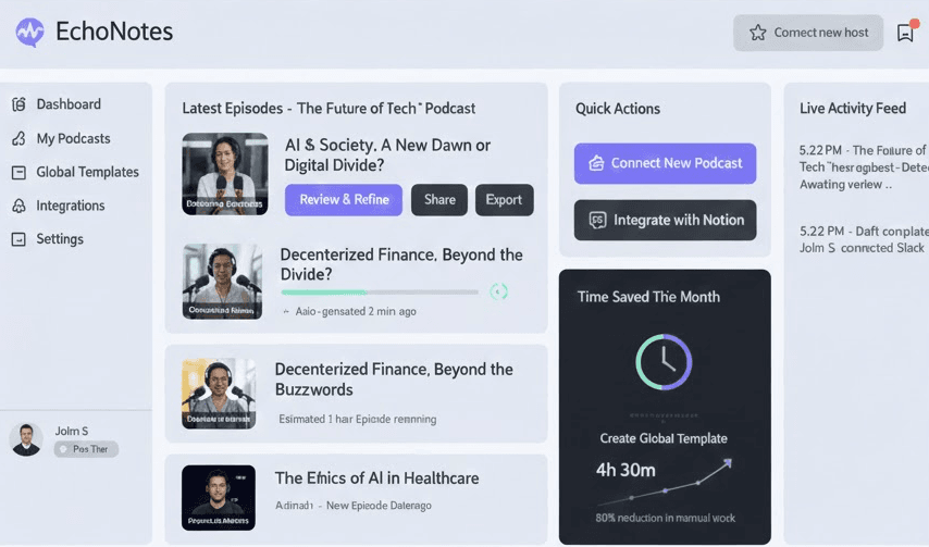 Product dashboard preview